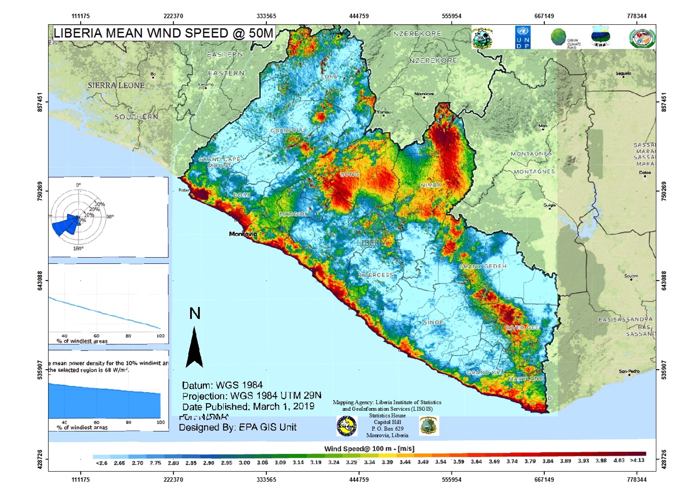 National Strong Wind Hazard Zoning_Liberia